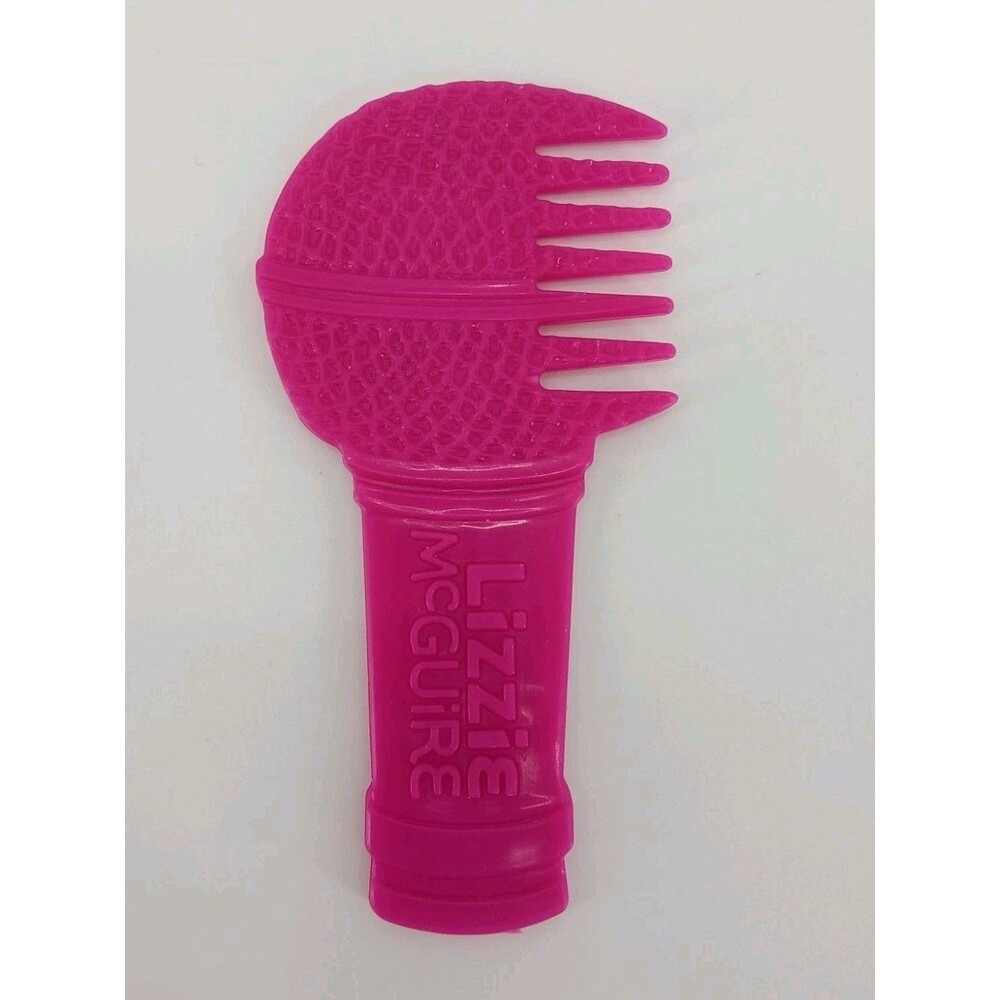 Y2K 2004 Lizzie McGuire Lizzie Rocks Microphone Comb Disney Pink
